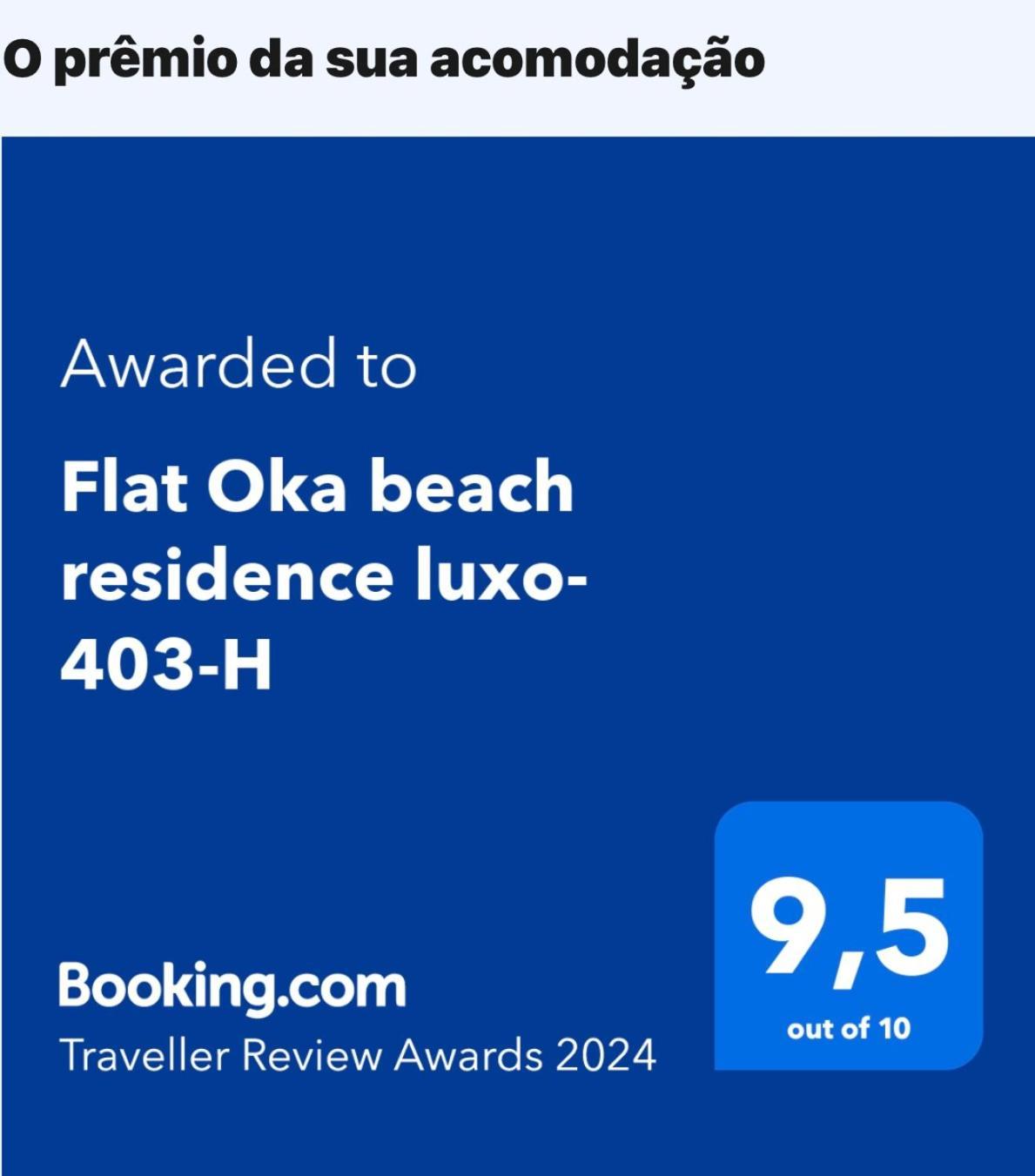 Flat Oka Beach Residence Luxo Porto de Galinhas Exterior photo